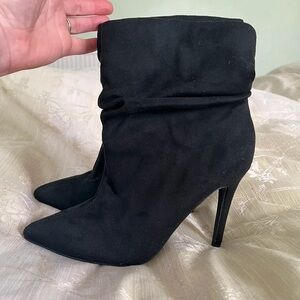 New Look Black Heeled Boots